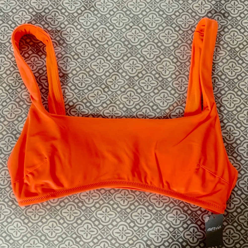 Aerie wide strap scoop bikini top